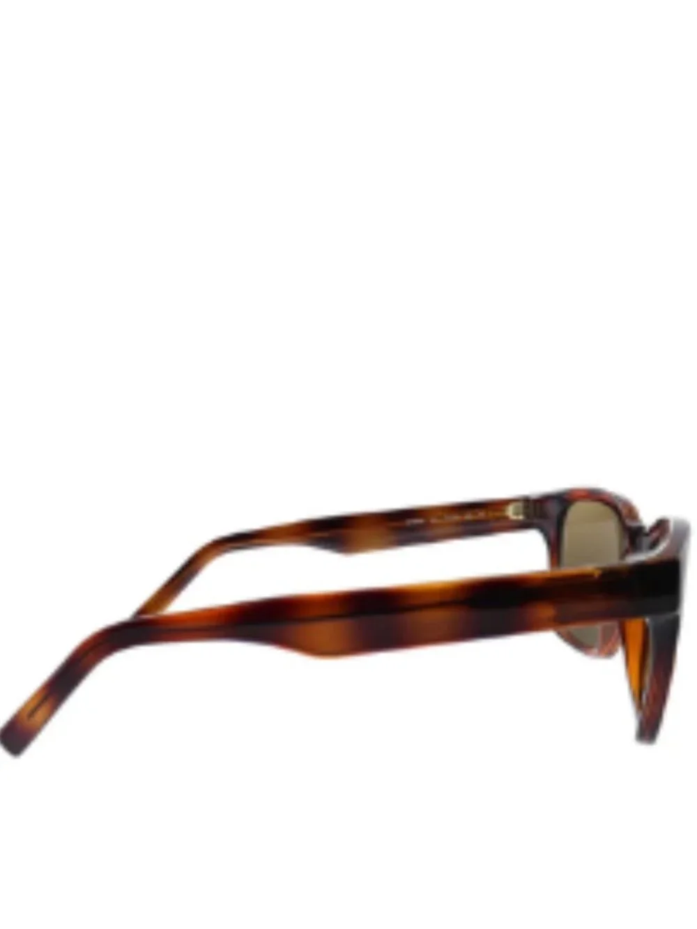 Salvatore Ferragamo Mens Brown Frame /Black shades Rectangular Sunglasses